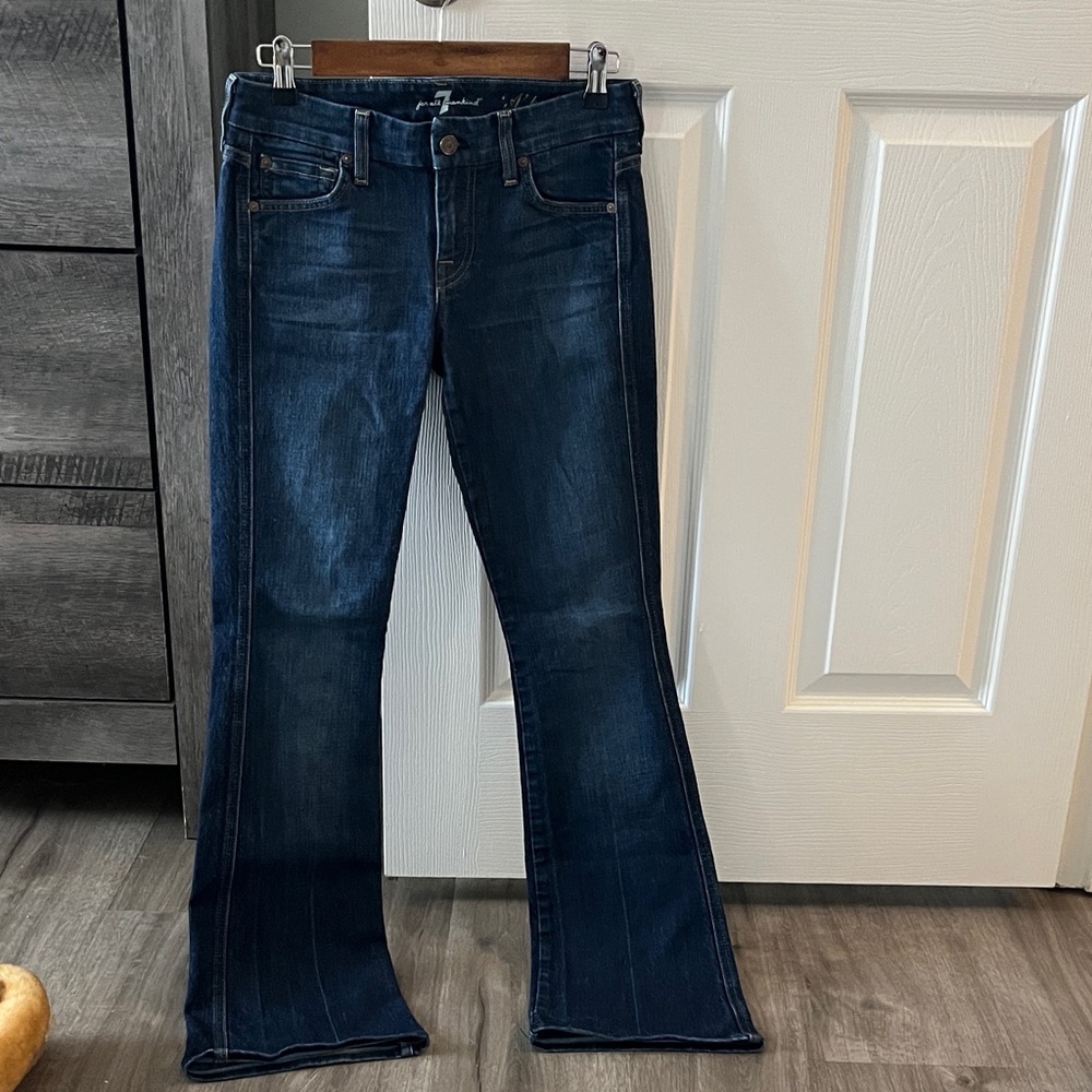 7 For All Mankind Indigo Flare Jeans
